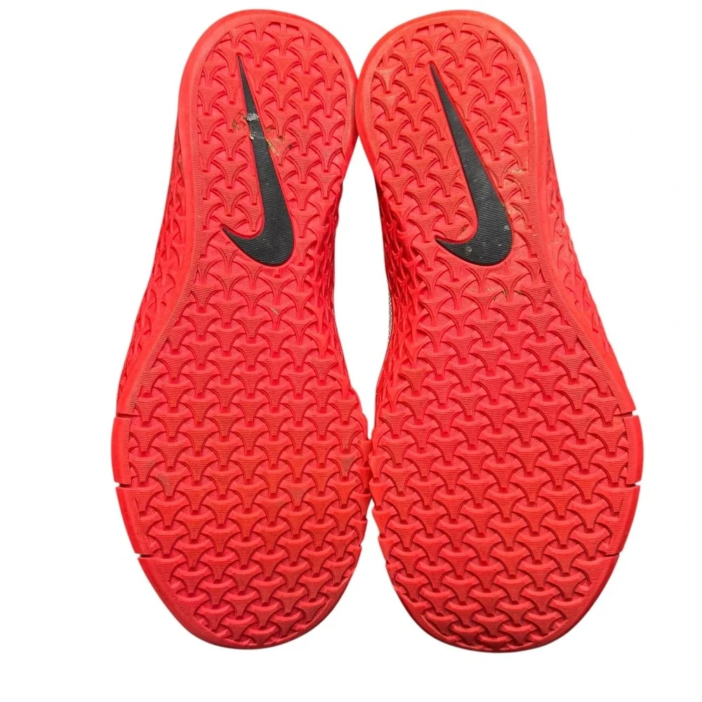 Nike Metcon 3 Shoes Womens Size 8.5 Gray Red‎ Training Sneakers 849807-008